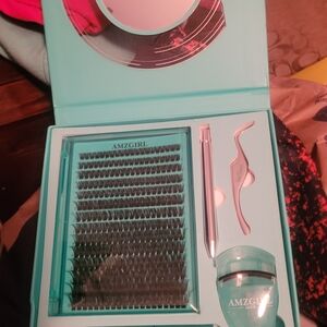AMZGIRL Eyelash Extension Kit in Teal